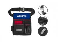 Сумка поясная с ремнем для инструментов (30х21см) WORKPRO, WP281017