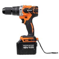 Дрель аккумуляторная ударная Nisus N-LB176-N 18В 2акк 6Ач Li-on 120Hm бесщеточный двигатель 